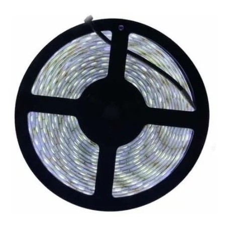 Tira Led 5 Mts 5050 Con Recubrimiento 12v Color A Elegir