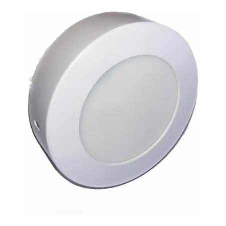 Lampara Led 9w Sobreponer Luz Blanca Redonda