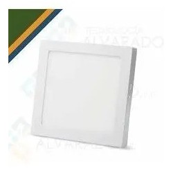 Lampara  24w Led Cuadrada De Sobreponer T/ Panel