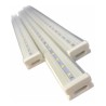 Regleta 18w Tubo Led Con Base Integrada Blanca