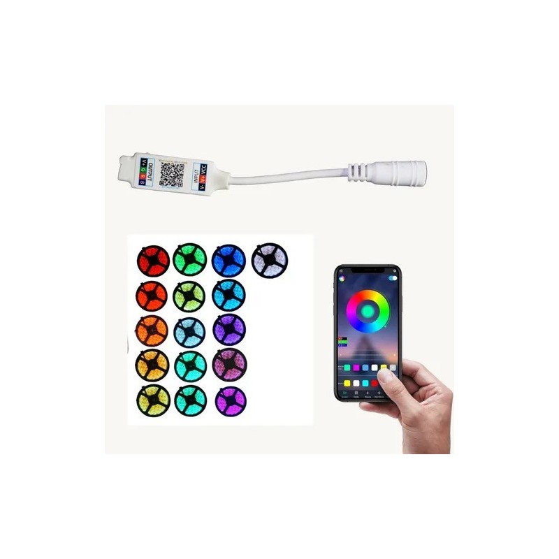 Controlador Bluetooth Para Tira Con Luces De Led Rgb