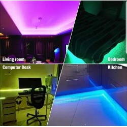 Tira Led Smart 5 Mts Luces Multicolor App Alexa Google Wifi