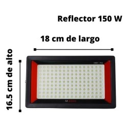 Reflector Led 150w (1500w) Súper Potente Para Intemperie 127