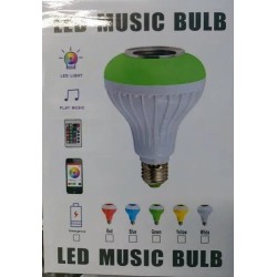 Foco Bocina Led 12w Bluetooth Todos Los Colores