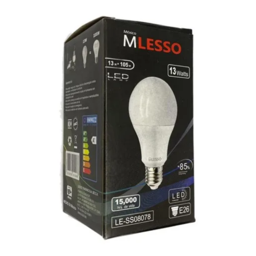 Focos Led 13w (130w) Luz Blanca E27 Ahorrador