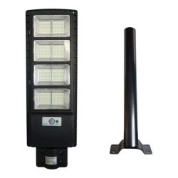 Lampara 120w Led Solar Con Brazo Alumbrado Publico (9000lm)