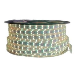 Manguera Tira 50 Mts Rgb Multicolor Para Exterior Doble Led