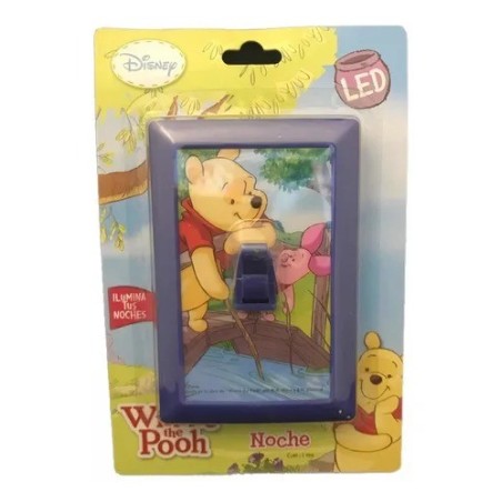 Luz Infantil Noche Segura Winnie Pooh Led Bebé Decoración