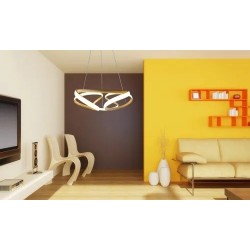 Lampara Candil Neon Led Minimalista Control 3 Tonos 3126