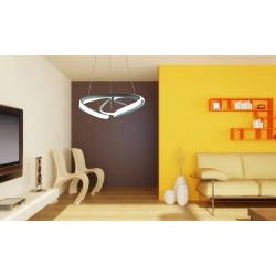 Lampara Candil Neon Led Minimalista Control 3 Tonos 3126