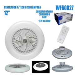 Ventilador Con Lámpara Led...