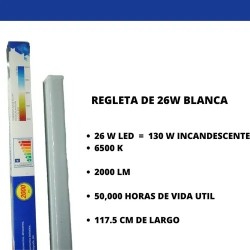 Regleta Tubo Led 26w...