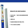 Regleta Tubo Led 26w Megaluz 1.20m Opalina Tipo Neon