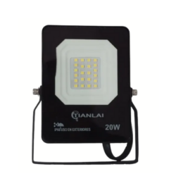 Reflector Led Slim 20w Ip66 Ultra Delgado Luz Blanca - T2174