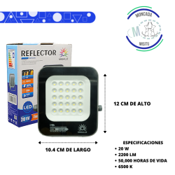 Reflector Led Slim 20w Ip66...