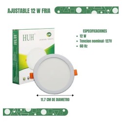 Ajustable 12w Luz Blanco Frio Lampara Led Luz Blanca