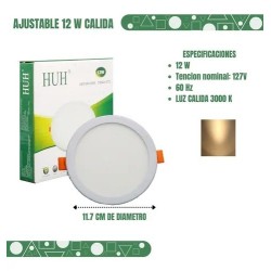 Lampara 12w Led Luz Calida Ajustable