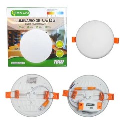 Lampara18w Panel Led Spot Ajustable Bote Plafon Potente