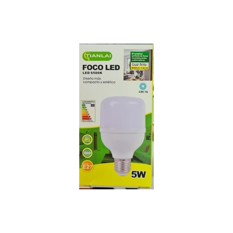 Foco 5w Bala Super Led Encapsulado