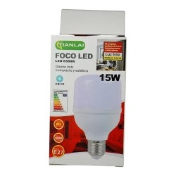 Foco Led 15w Luz Blanca Gran Iluminacion E27