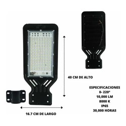 Suburbana Led 100w Con Fotocelda 127v Megaluz 9000lm