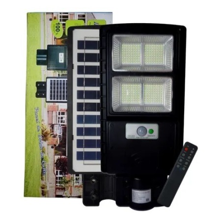 Lampara Solar 60w Suburbana Alumbrado Público Sensor Movimiento