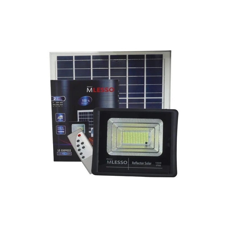 Reflector Solar 100w Led (900w) S Potente Panel Solar Ind.