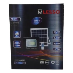 Reflector Solar 100w Led (900w) S Potente Panel Solar Ind.