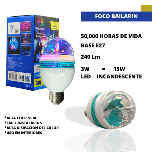 Focos Led Colores Giratorio...