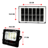 Reflector Solar Led 100w (900w)  Potente Panel Solar Ind.