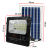 Reflector Solar Led 300w C/panel Y Control Remoto