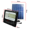 Reflector Solar Led 400w Potente Panel Y Control Remoto Hd