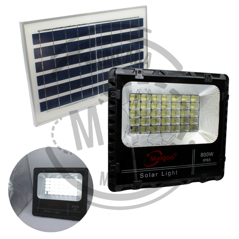 Reflector Solar Led 800w Potente Panel Y Control Remoto Hd