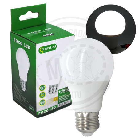 Foco Led Bombilla 10w Luz Blanca Bombilla