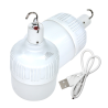 Foco Bala Recargable 15w Luz Blanca Emergencia Portatil