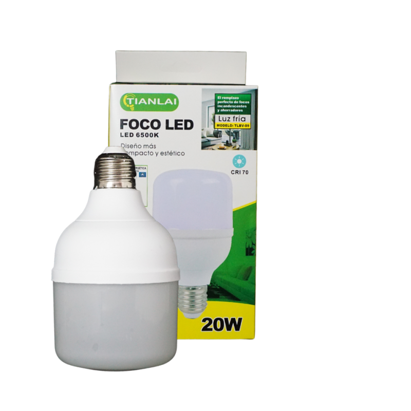 Foco Bala Super Led 20w Encapsulado Blanco