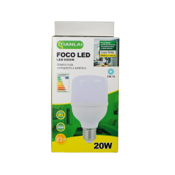 Foco Bala Super Led 20w Encapsulado Blanco