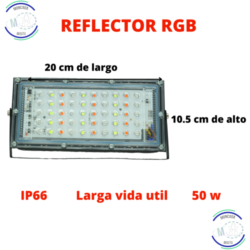 Réflector Led 50w RGB