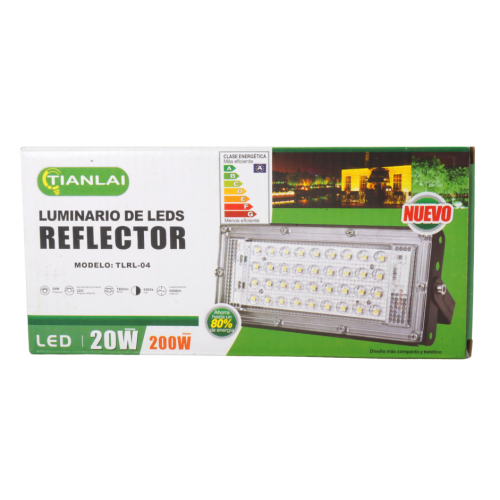 Reflector Led 20w Potente Iluminación Exterior