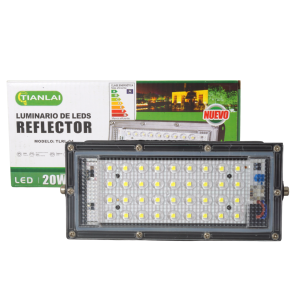 Reflector Led 20w Potente Iluminación Exterior