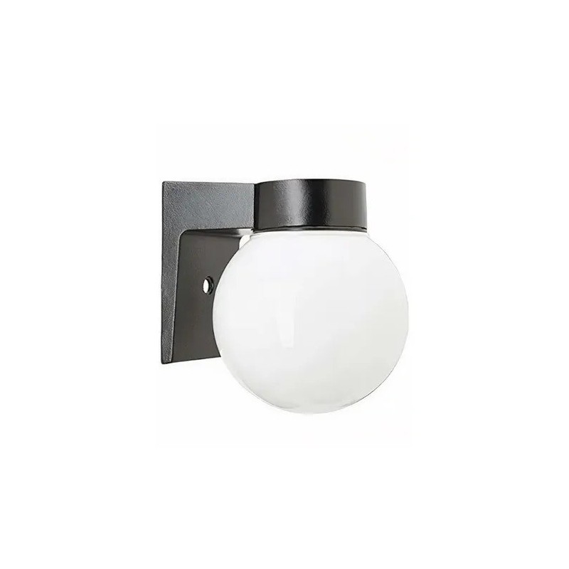 Lampara Arbotante Led Esfera Calido Exterior Completa