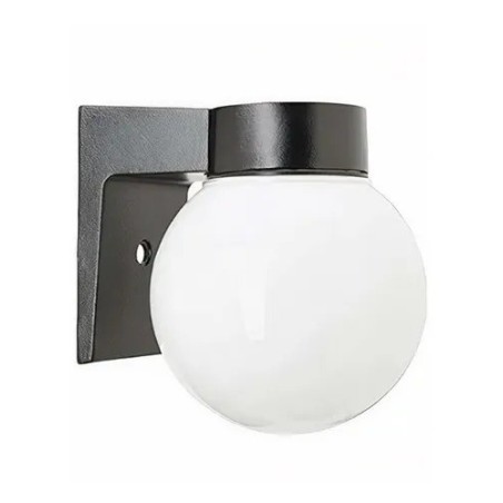 Lampara Arbotante Led Esfera Calido Exterior Completa