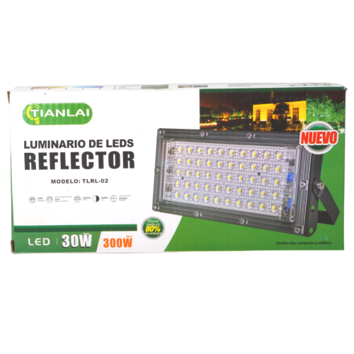 Reflector Lupa De 30w 50 Leds Ip65 Luz Blanca 127v