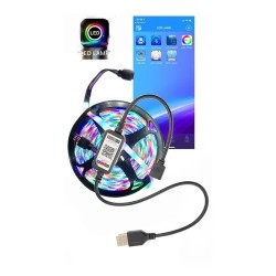 Tira Led Rgb Multicolor 5...