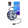 Tira Led Rgb Multicolor 5 Mts Para Tv, Pc, Auto Y + Usb 3528