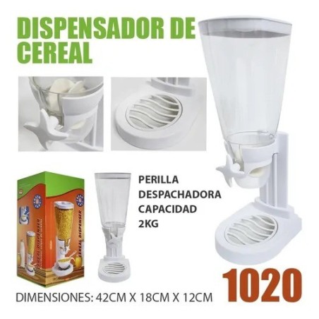 Mega Dispensador De Cereal Alimentos Semillas Capacidad 2kg