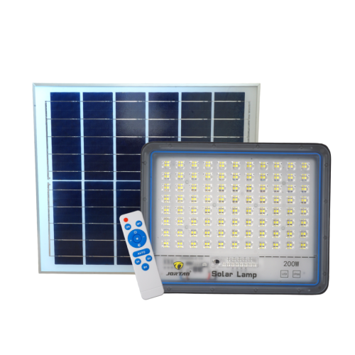 Reflector Solar Led 200w C/panel Y Control Remoto Exterior